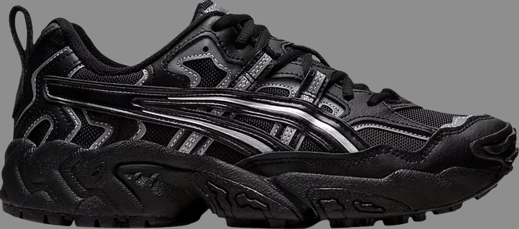 Asics shop black silver