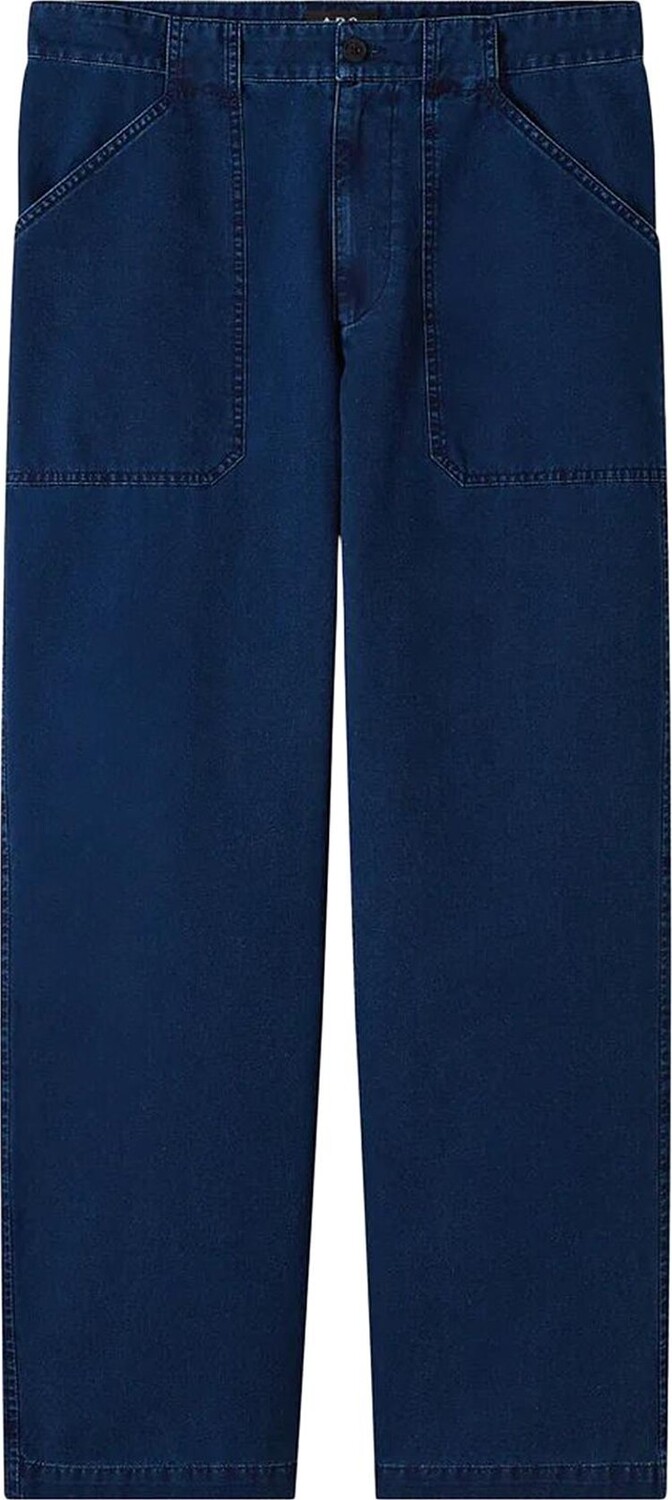 

Брюки A.P.C. Sydney Pants Washed Indigo, синий