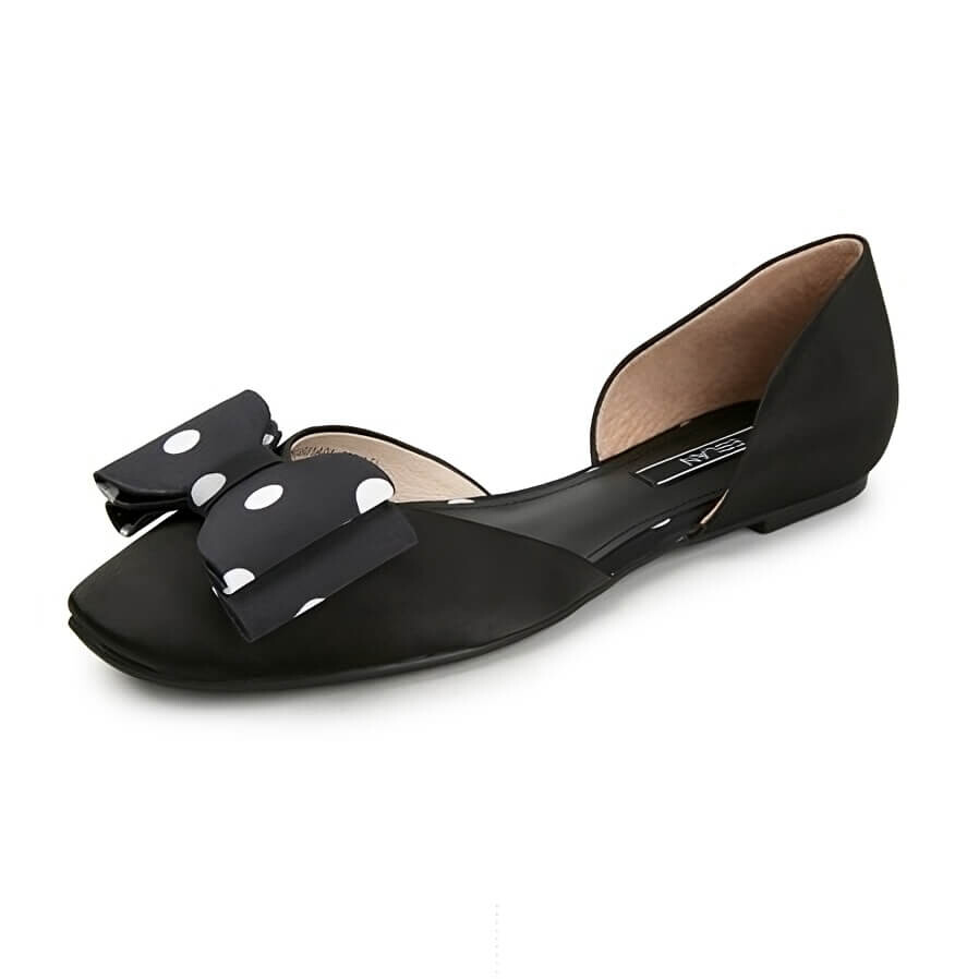 

Балетки Eblan Exquisite Buckle Flat Bow (размер 39), черный