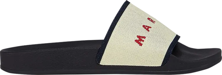 

Сандалии Marni Wmns Jacquard Rubber Slide Beige, коричневый