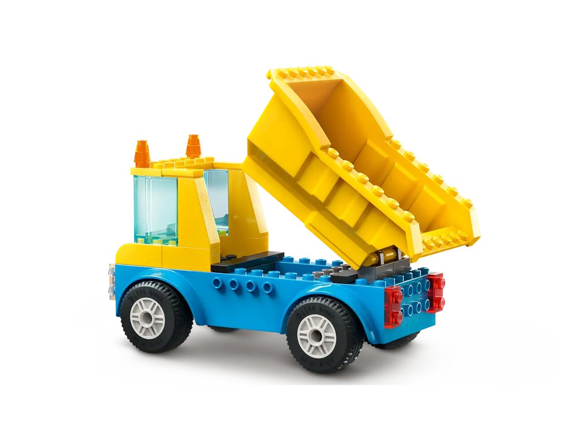 Конструктор Lego City Trucks And Wrecking Ball Crane 60391, 235 деталей