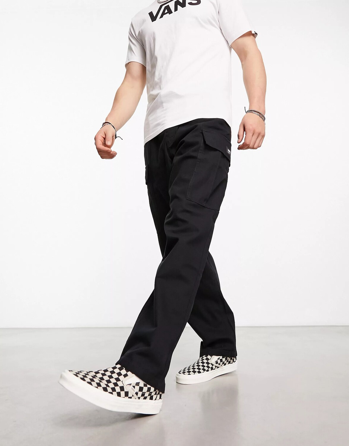 

Брюки Vans Loose Cargo, черный