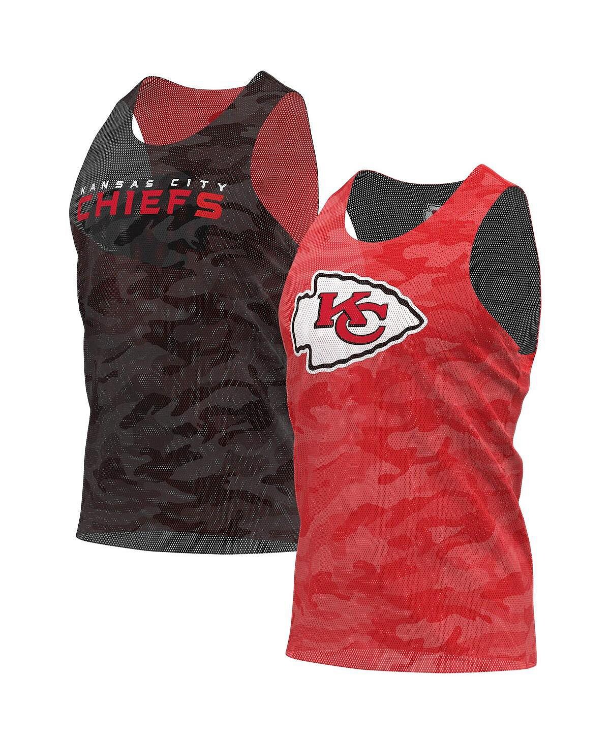 

Мужская красно-серая двусторонняя сетчатая майка kansas city chiefs FOCO, мульти