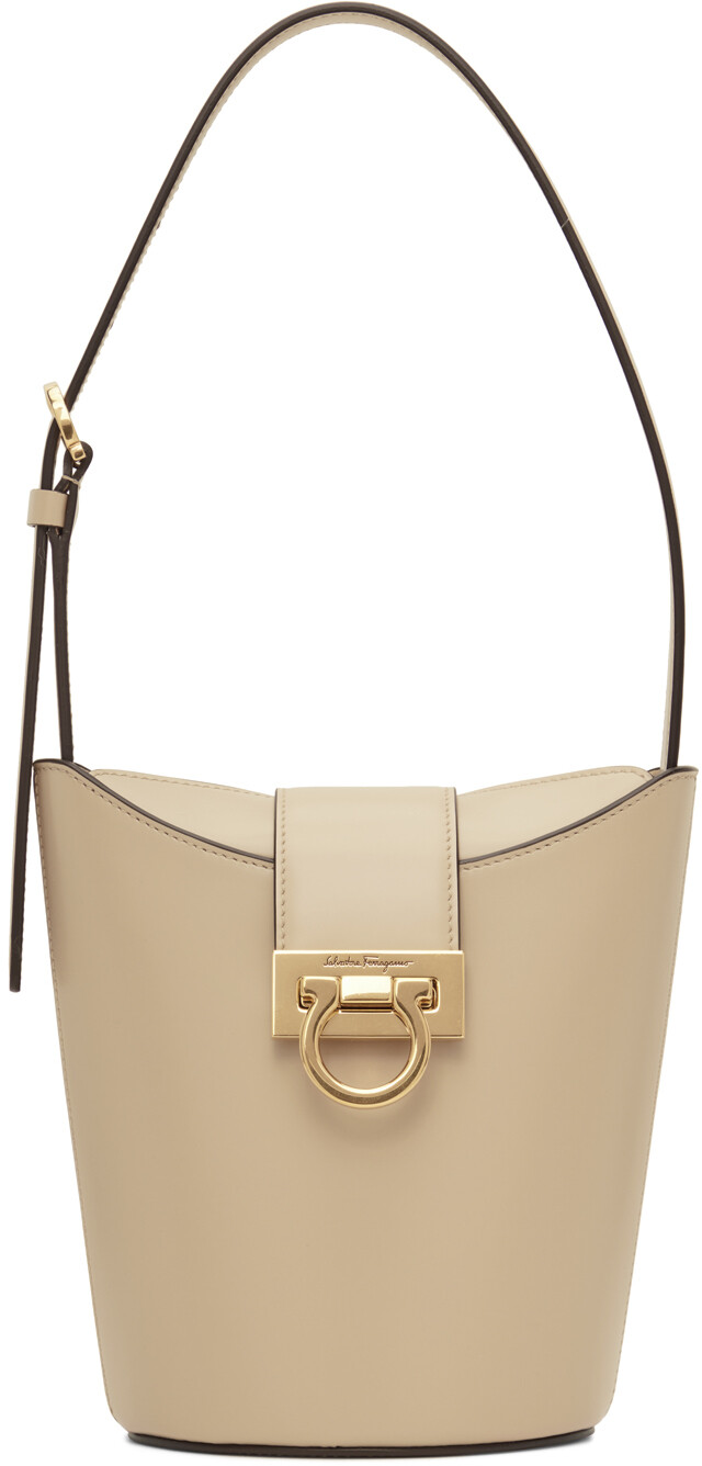 

Бежевая сумка Trifolio Ferragamo