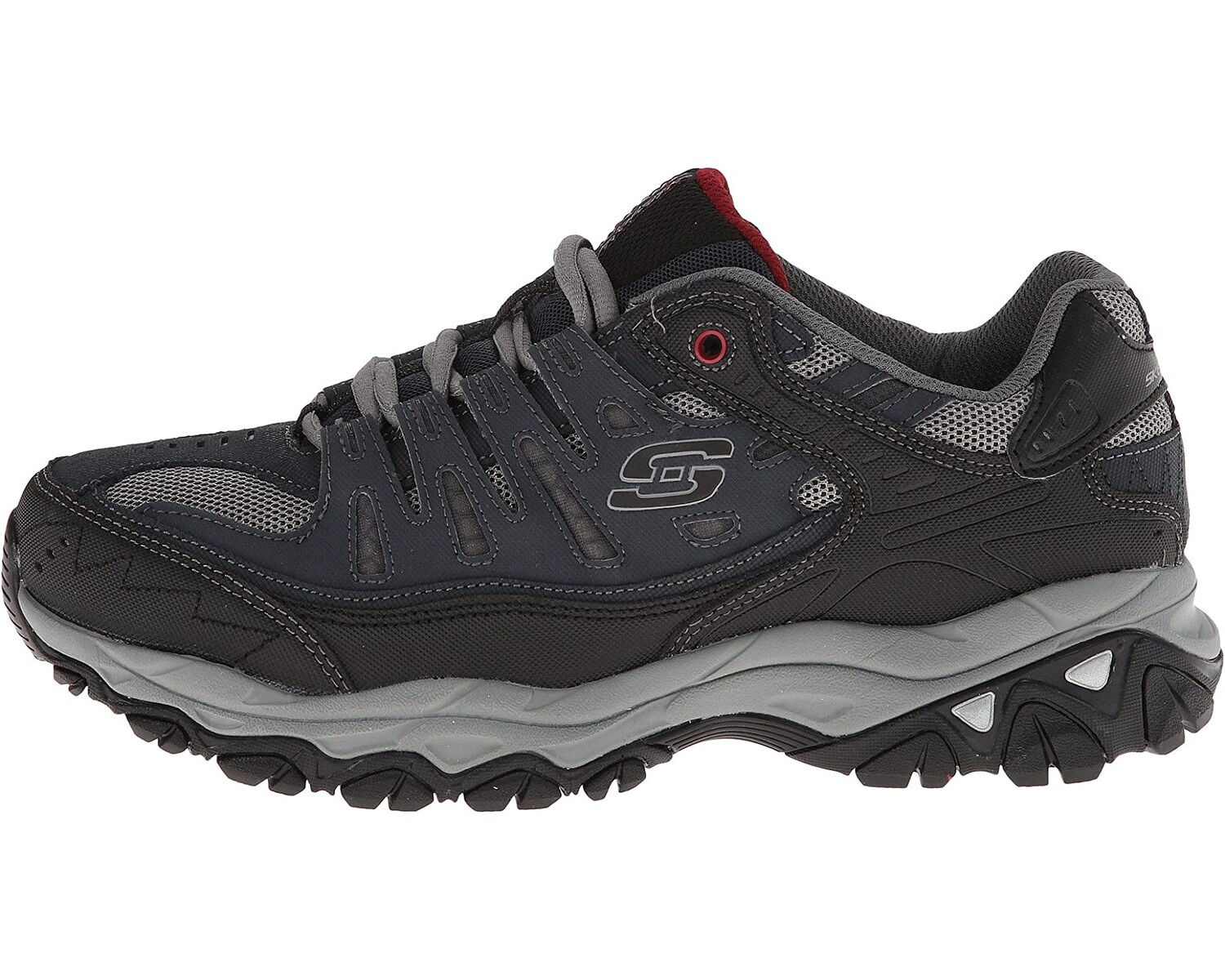 

Кроссовки Skechers Afterburn M. Fit, темно-синий/черный/серый (Размер 42 RU)