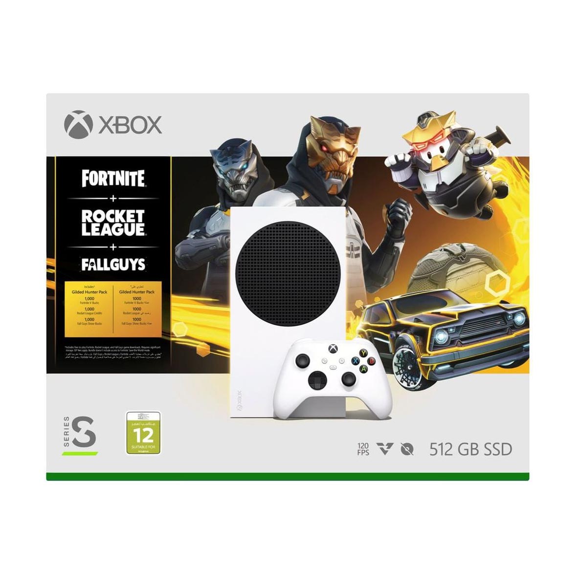 цена Игровая консоль Microsoft Xbox Series S + 3 игры