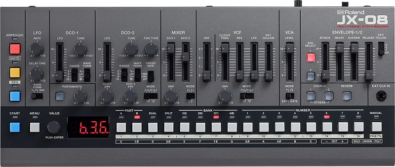 Roland JX-08 - Звуковой модуль музыкальныйсортер улиточка звуковой модуль белфакс азбукварик 2019 кор