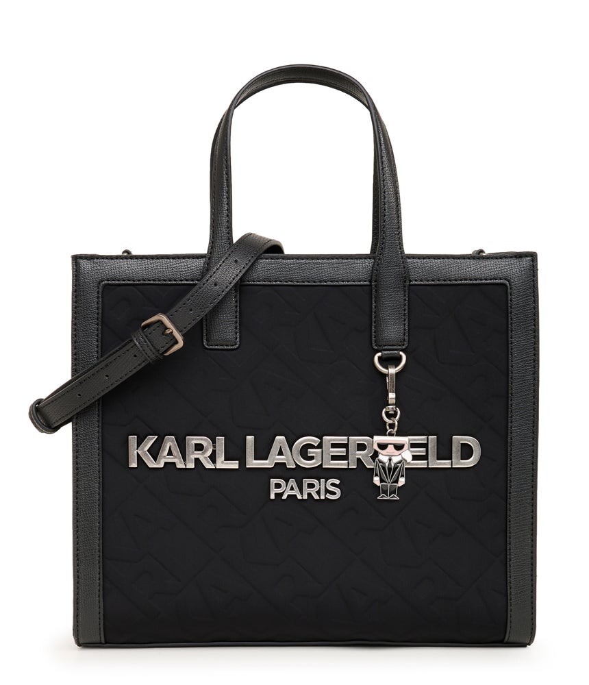 

Неопреновая сумка nouveau среднего размера Karl Lagerfeld, черный