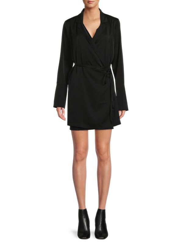 

Однотонное платье с запахом HL Affair Black
