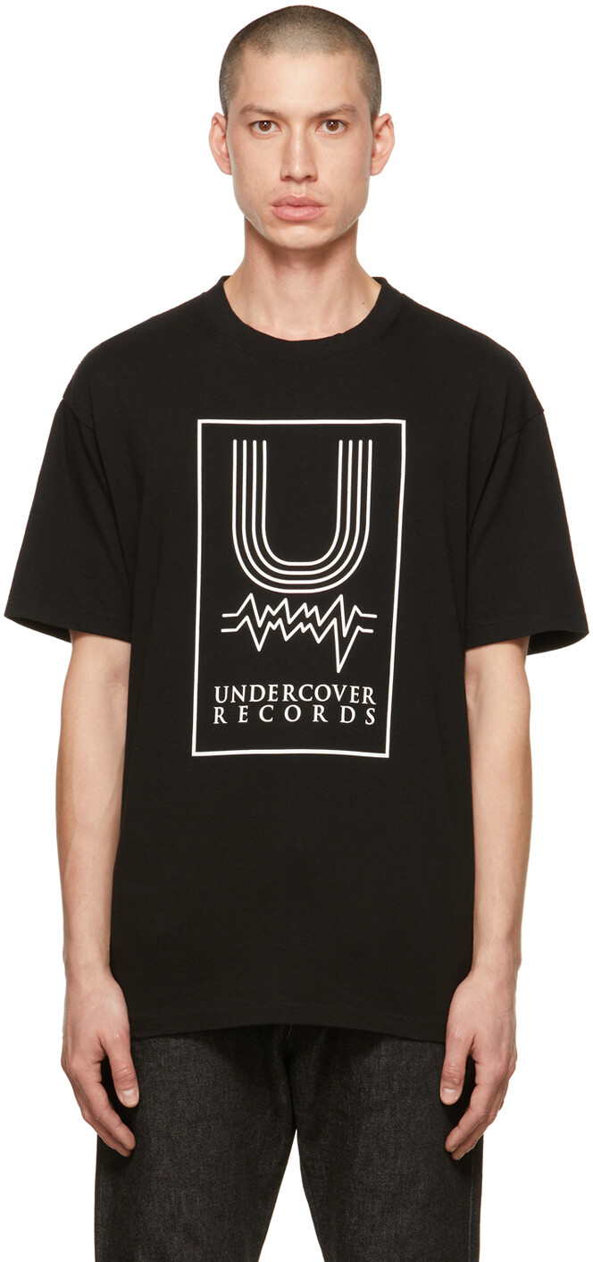 

Черная футболка \Records\"" Undercover