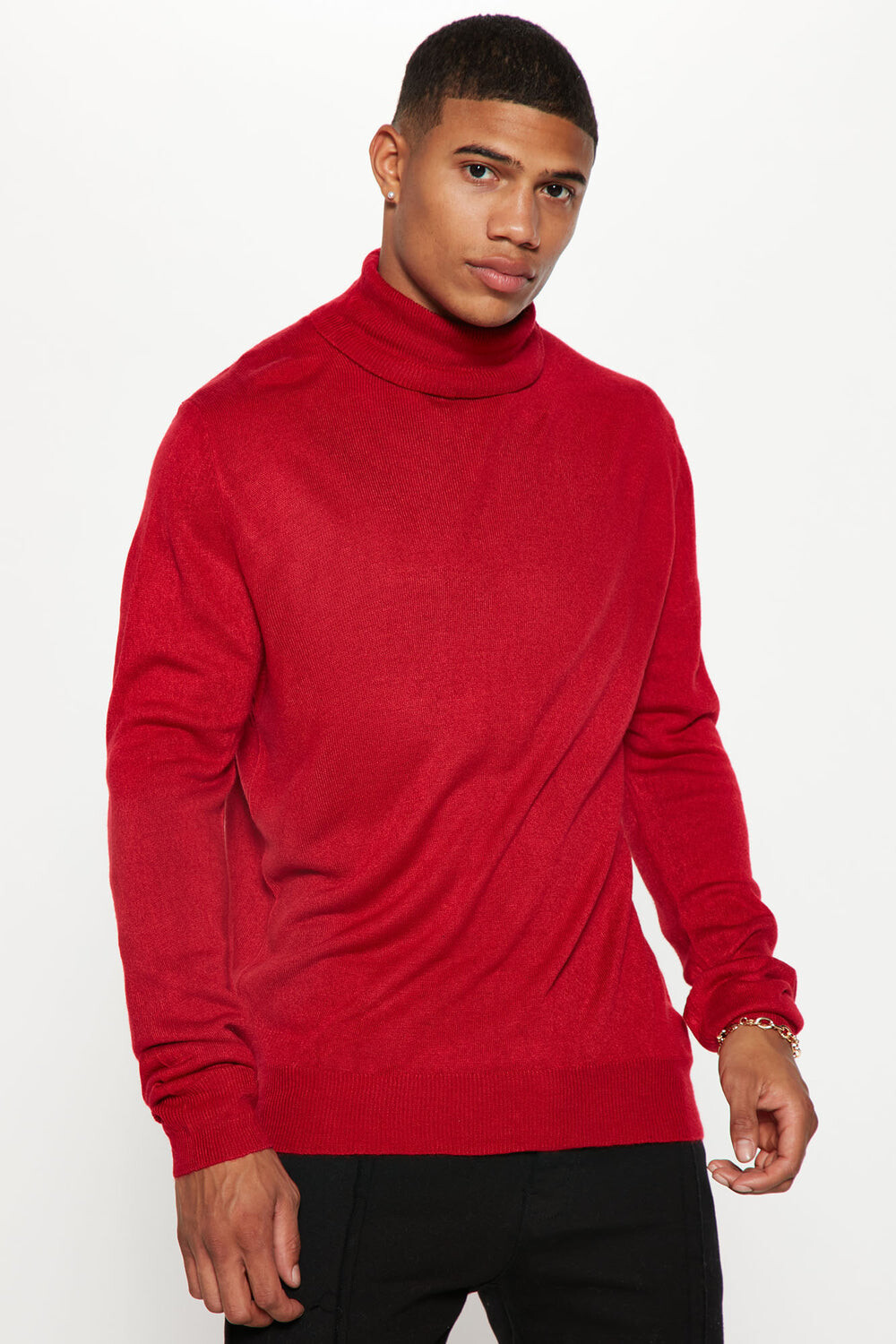 

Свитер Fashion Nova 1TACR1004S, красный