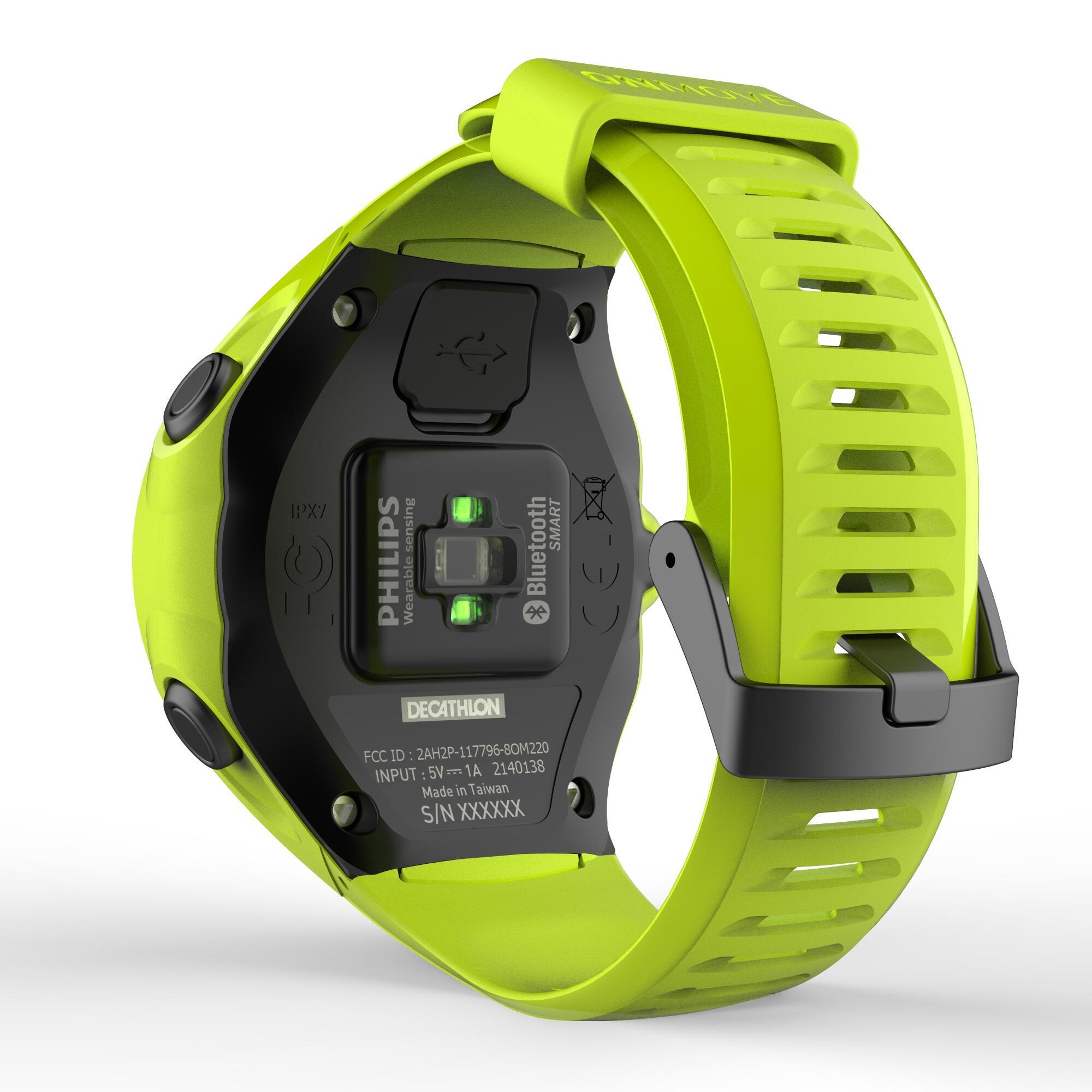 зарядное устройство kiprun gps 500 от coros Ремешок для часов GPS-часы ONmove 500 Running зеленый KIPRUN