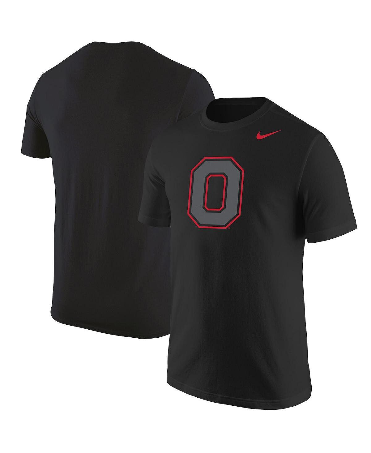 

Мужская черная футболка в стиле поп с логотипом ohio state buckeyes Nike, черный
