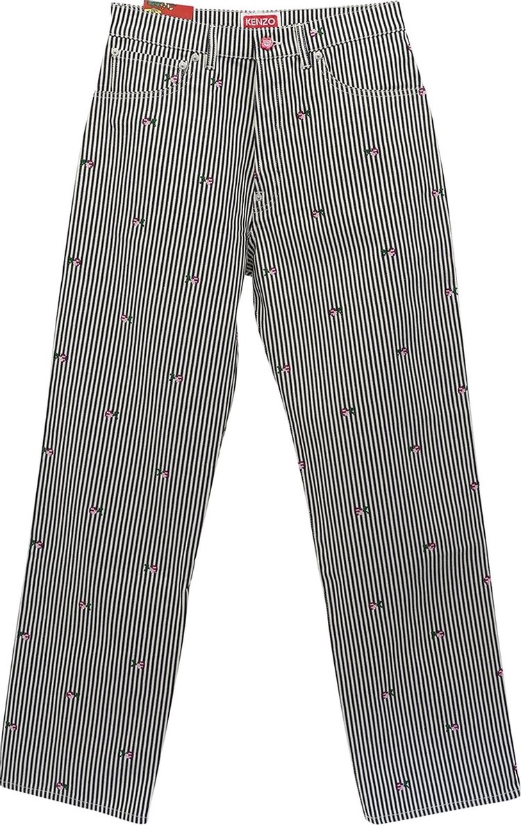 

Джинсы Kenzo Rinse Striped Suisen Relaxed Jeans 'Blue Denim', синий