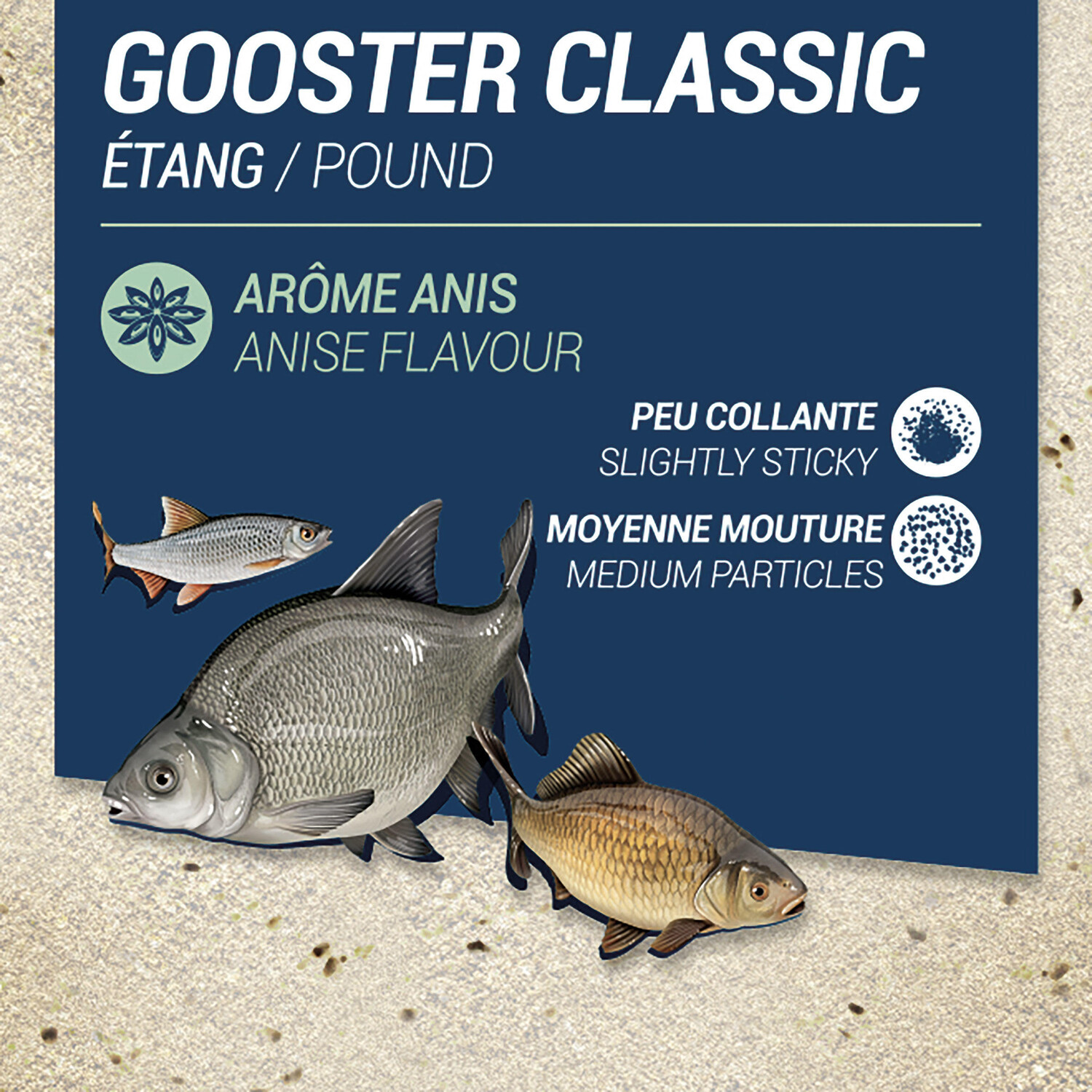 

Прикормка Gooster Classic Anise все виды 4,75 кг CAPERLAN