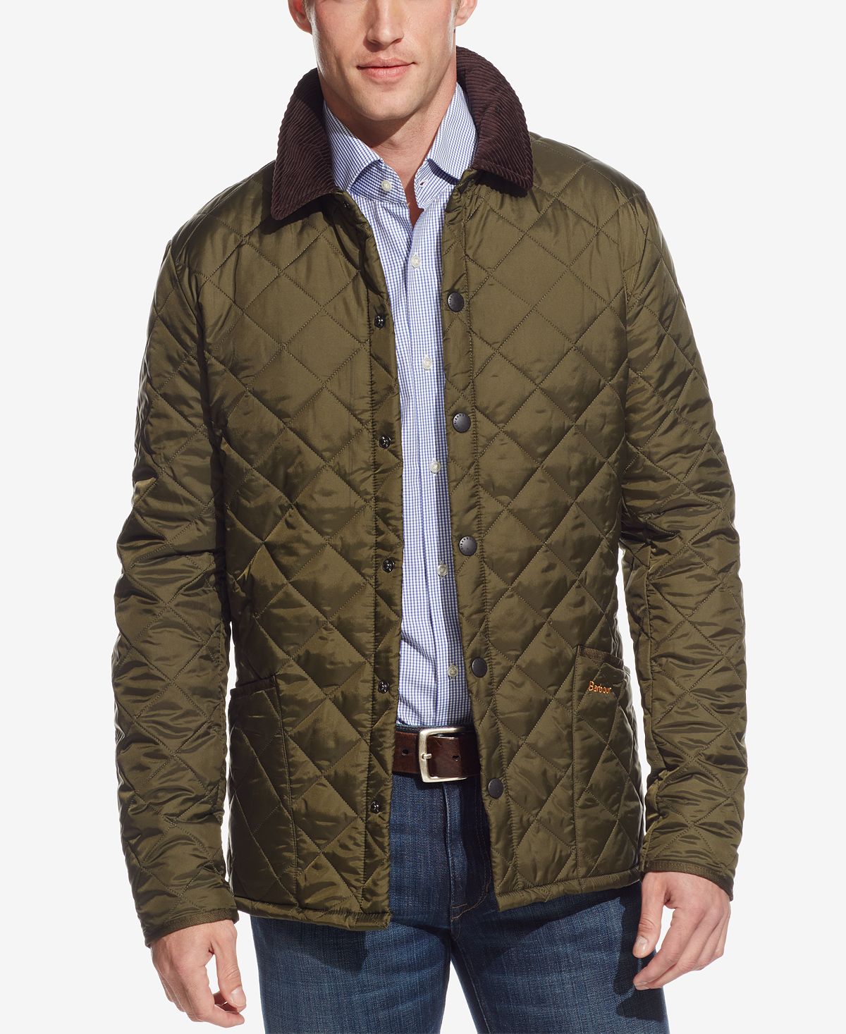 Мужская стеганая куртка heritage liddesdale Barbour - фото