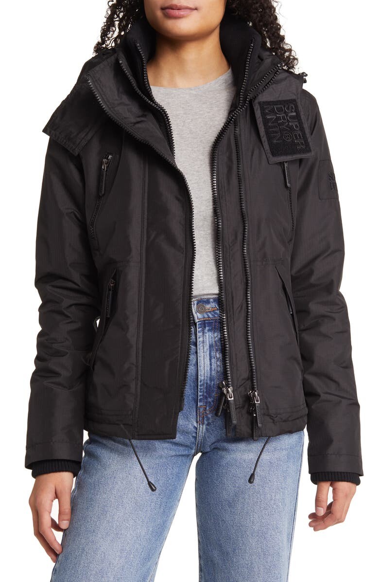

Водонепроницаемая куртка Mountain Windcheater SUPERDRY, черный