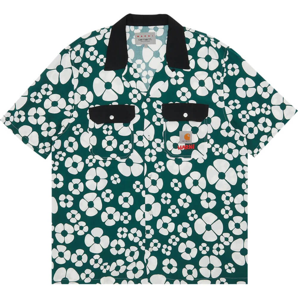 

Рубашка Marni x Carhartt Wip, зеленый