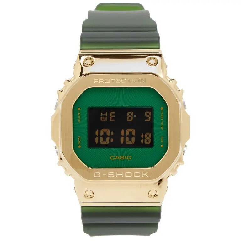 

Часы G-shock Gm-5600cl-3er, зеленый, золотой