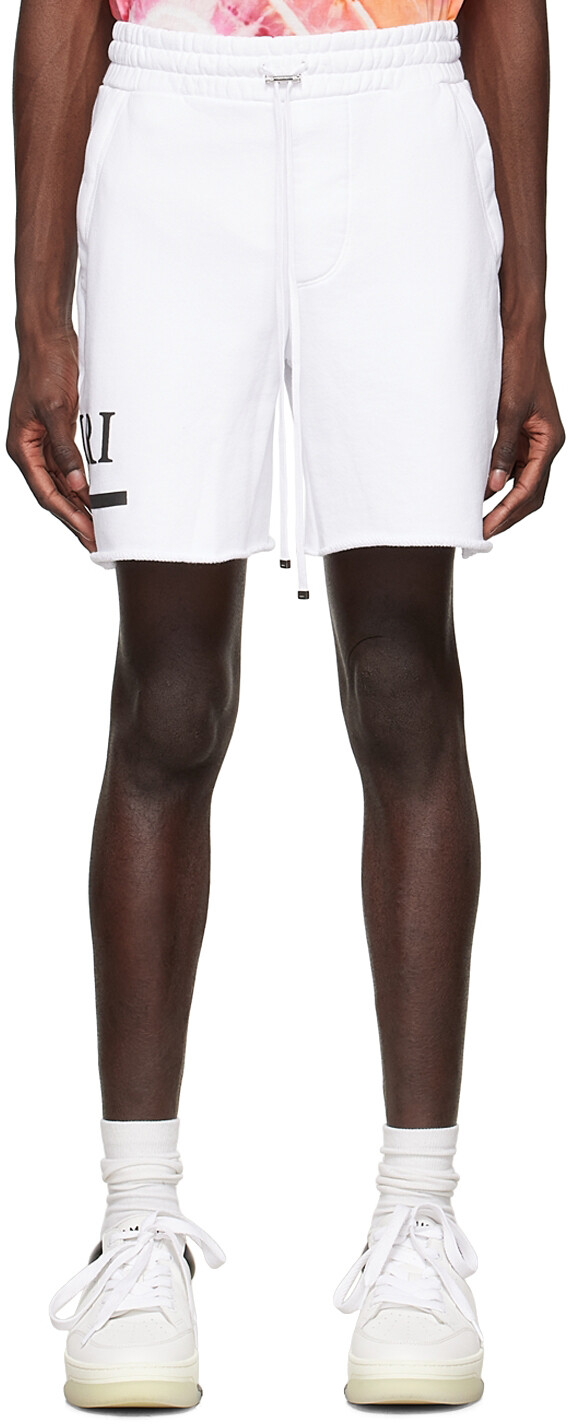 

Белые хлопковые шорты AMIRI