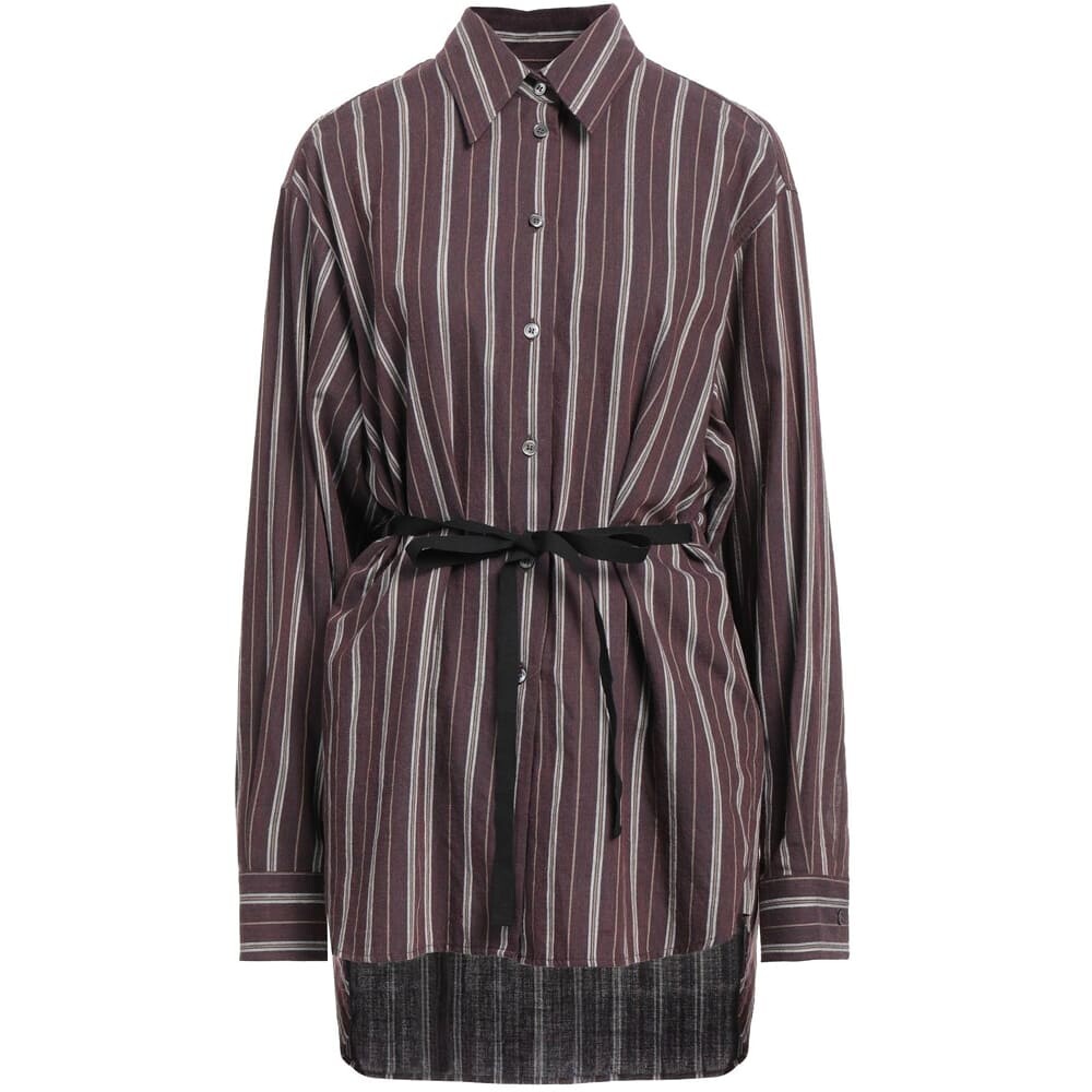 

Рубашка MM6 Maison Margiela Striped, бордовый