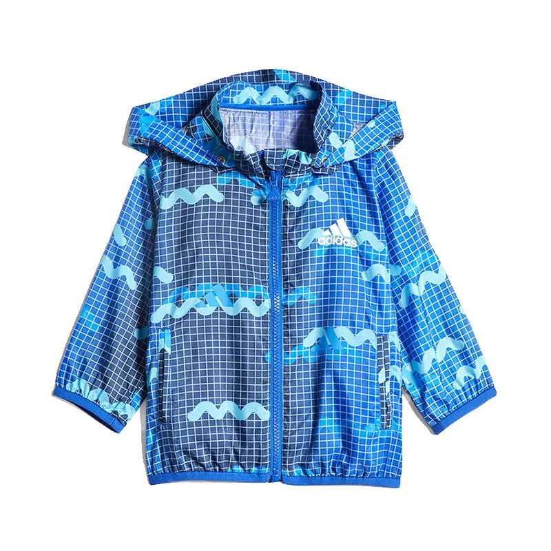 

Куртка Adidas Casual Sports, синий/мультиколор