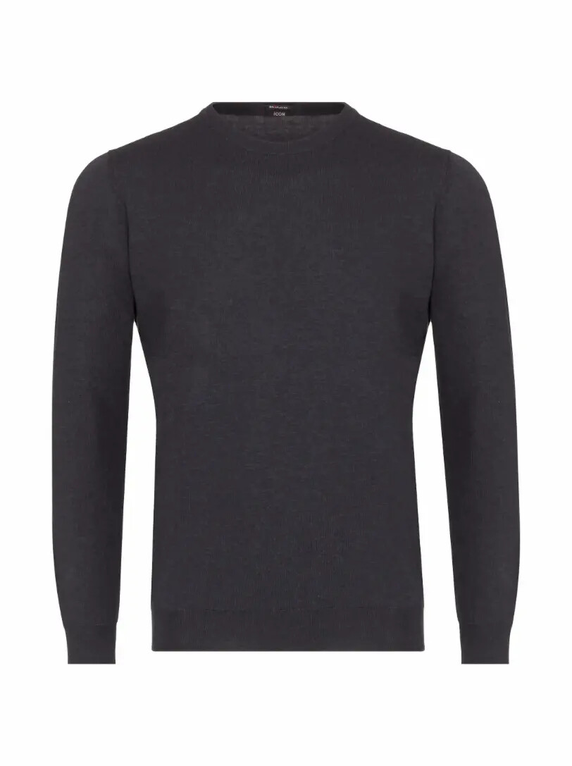 

Хлопковый лонгслив Kiton, Серый