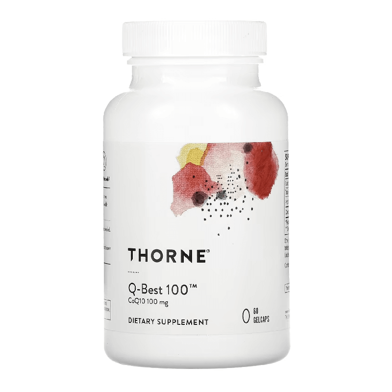 Q-Best 100 Thorne Research, 60 капсул doctor s best коэнзим q10 со вкусом манго 100 мг 60 жевательных мармеладок