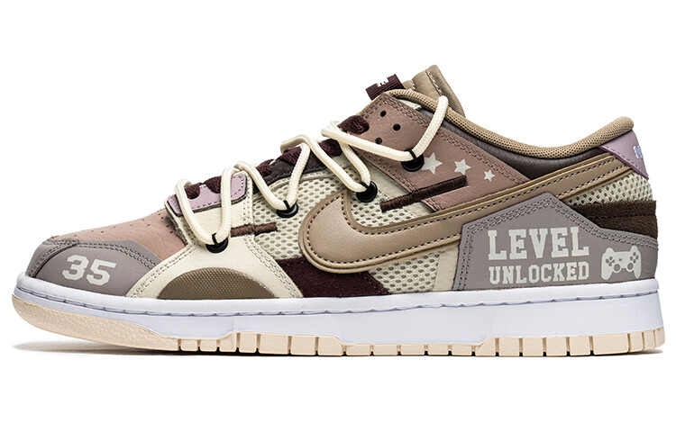 

Кроссовки для скейтбординга Dunk мужские низкие бежево-коричневые Nike, Коричневый, Кроссовки для скейтбординга Dunk мужские низкие бежево-коричневые Nike
