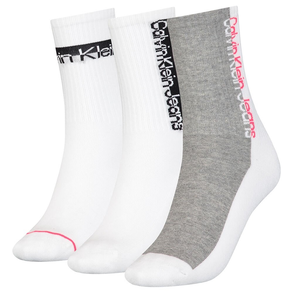 

Носки Calvin Klein 701218754 Athleisure Crew 3 шт, белый
