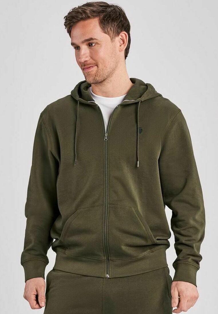 

Толстовка ERDI W/ZIP U.S. Polo Assn., цвет forest night