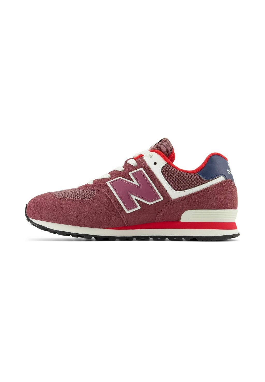 

Кроссовки низкие 574 UNISEX New Balance, цвет washed burgundy/nb navy