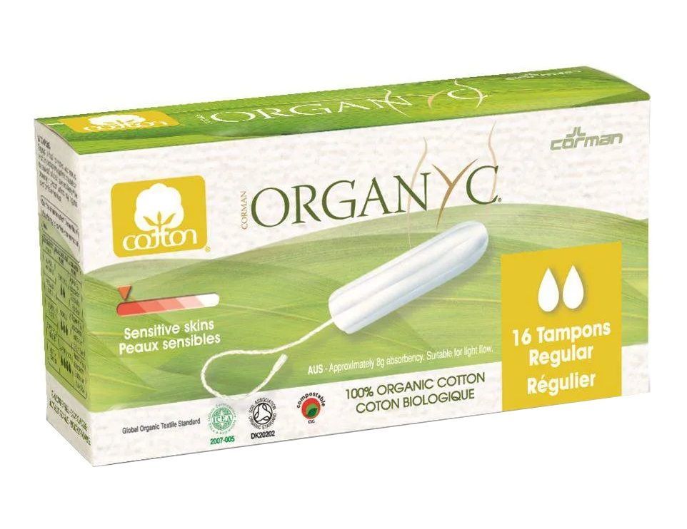 цена Organyc Bio Regular гигиенические тампоны, 16 шт.