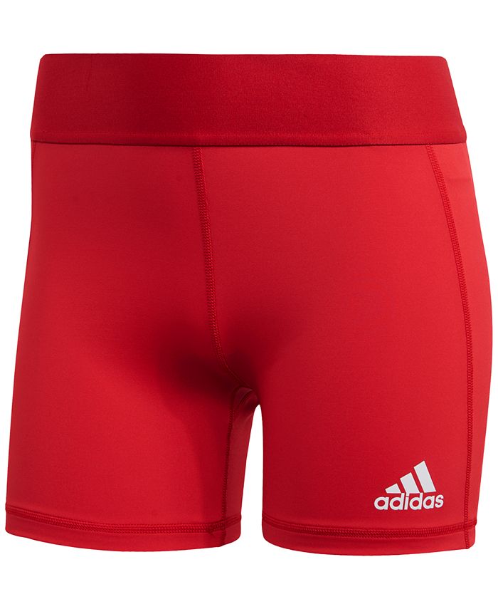 Женская одежда Techfit Волейбольные тайтсы adidas, красный трико adidas размер m синий