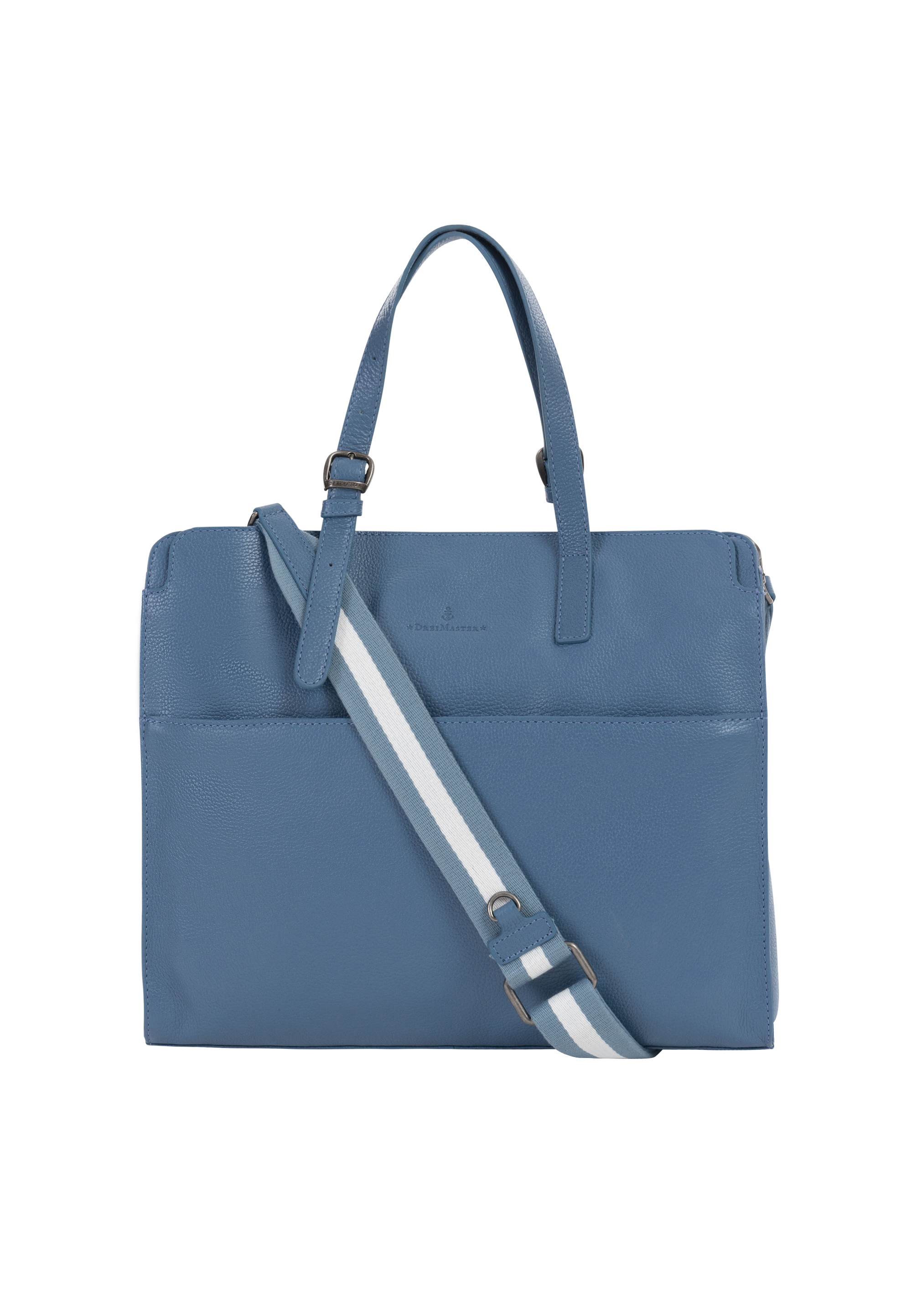 Сумка через плечо DreiMaster Shopper Bag Aus Leder, темно-синий