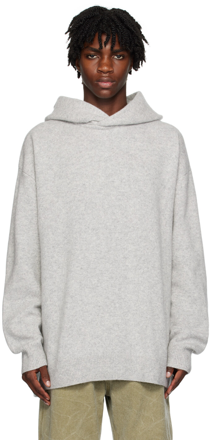 

Серый свободный худи Acne Studios