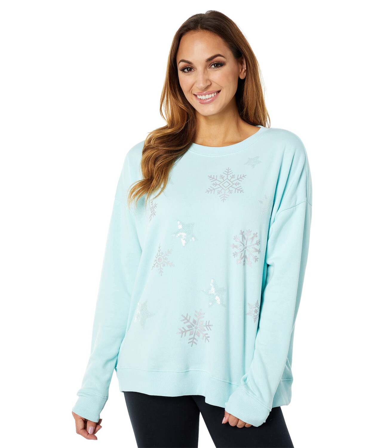 

Толстовка Wildfox, Stars & Flakes Road Trip Sweatshirt