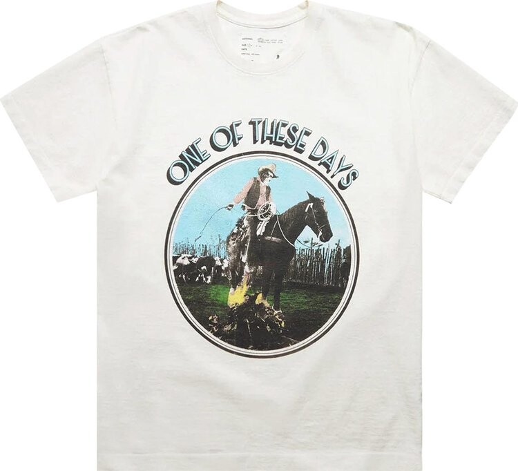 

Футболка One Of These Days Trail Ends T-Shirt 'Bone', кремовый