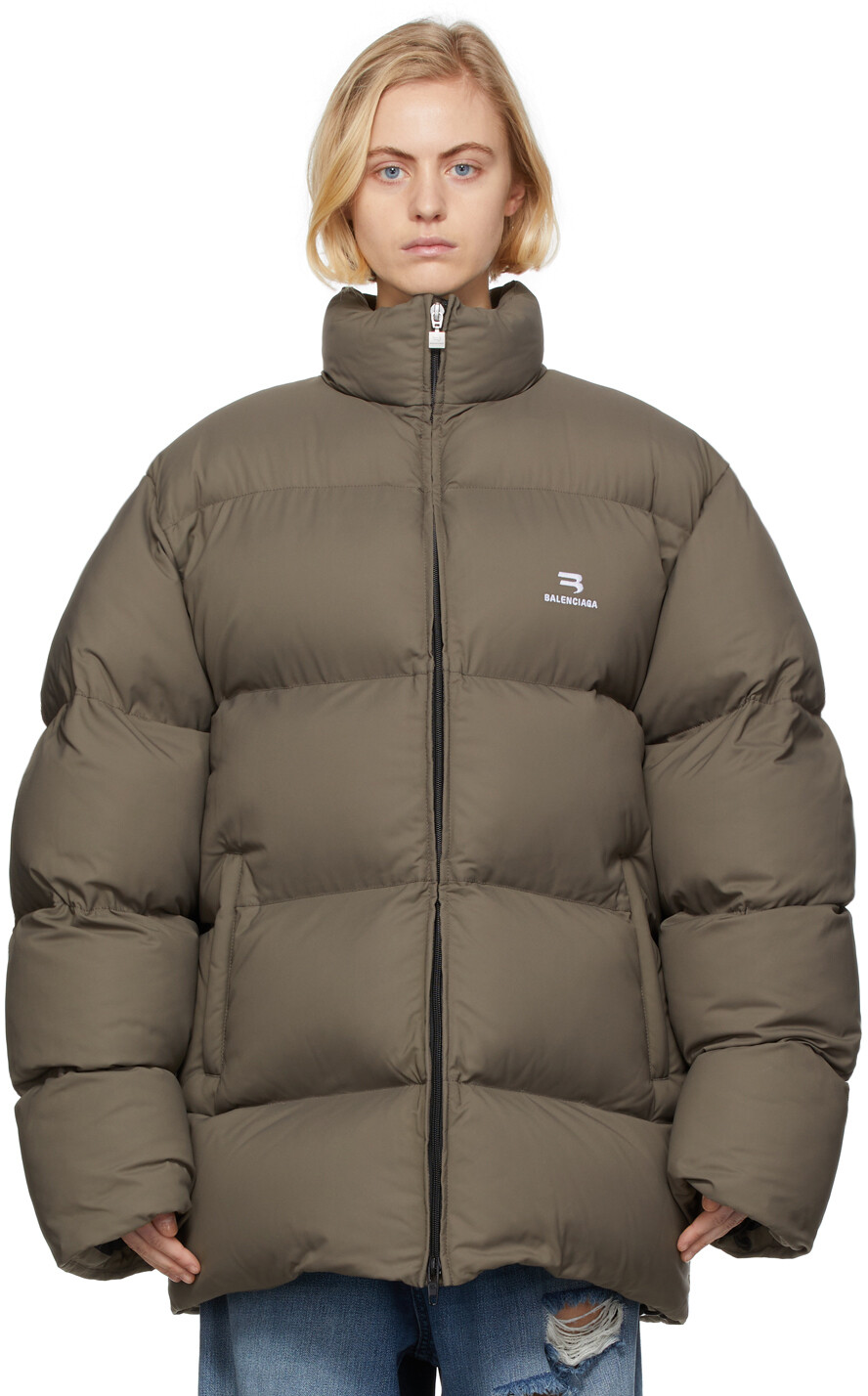 

Коричневая куртка-пуховик Sporty B Cozy Balenciaga