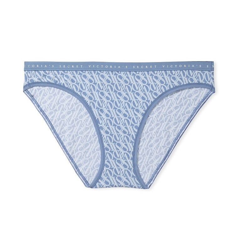 

Трусы Victoria's Secret Stretch Cotton Bikini, голубой