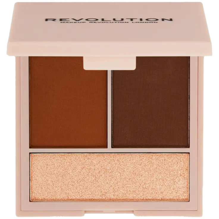 

Revolution Makeup Powder Contour Compact светлая палетка для контуринга лица, 7 г