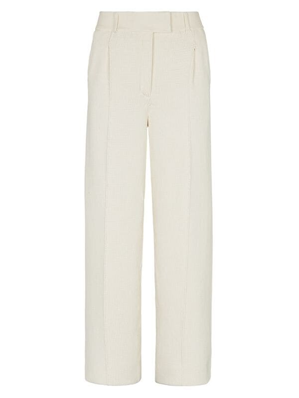 

Брюки Fendi Giacca из хлопкового трикотажа, красынй