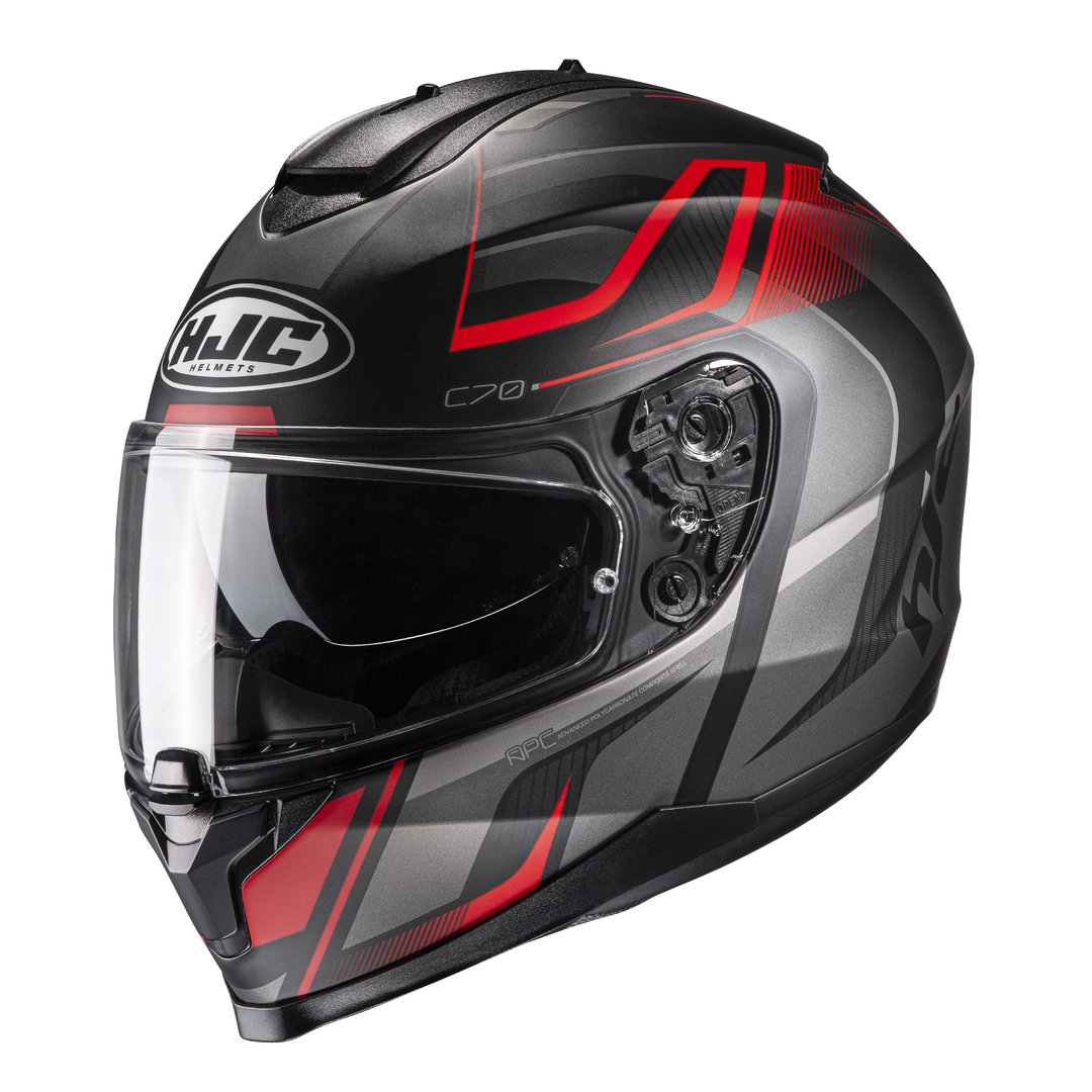 Casco hjc negro sale