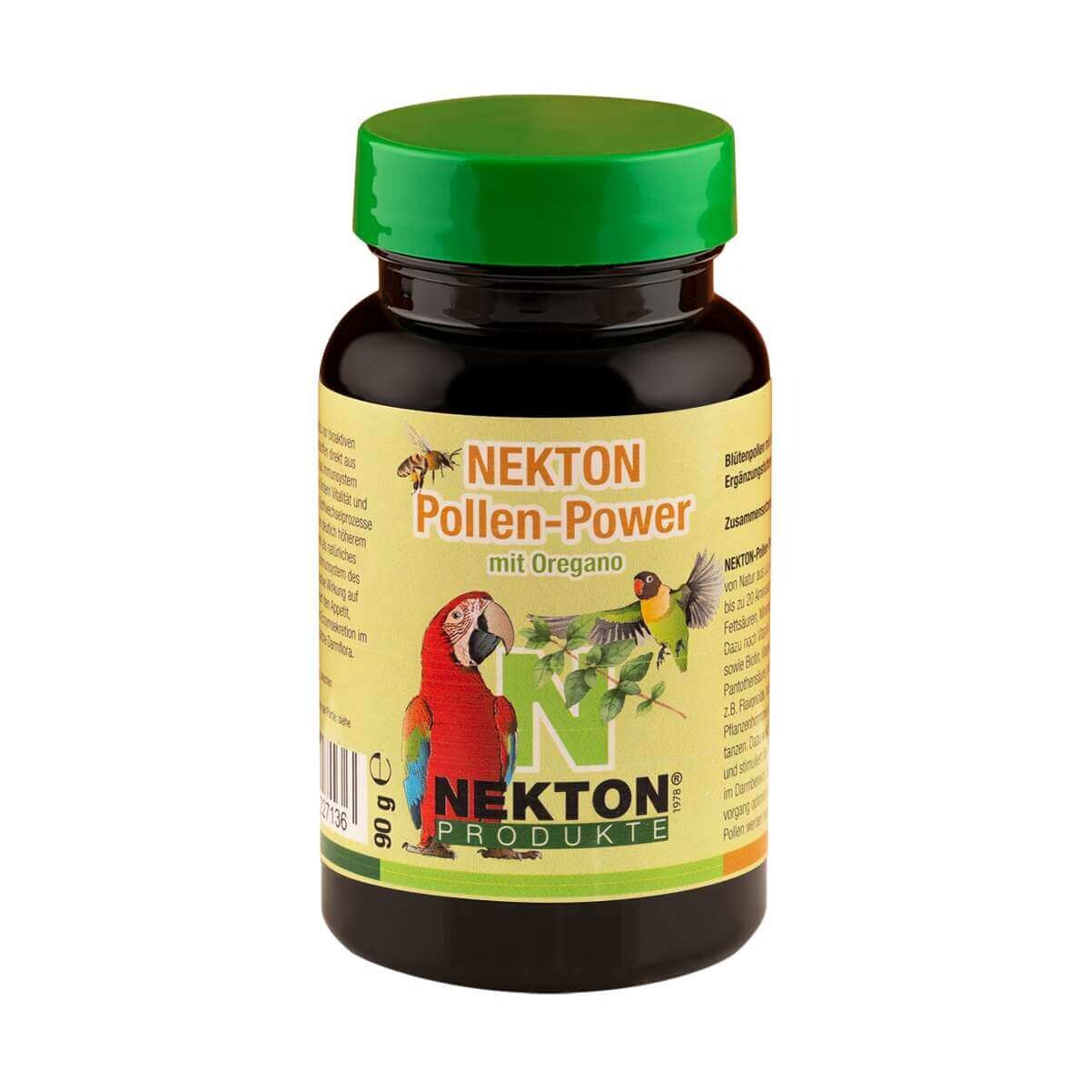 

Молотая пыльца с орегано фармацевтического качества для птиц Nekton-Pollen-Power with oregano, 90 г