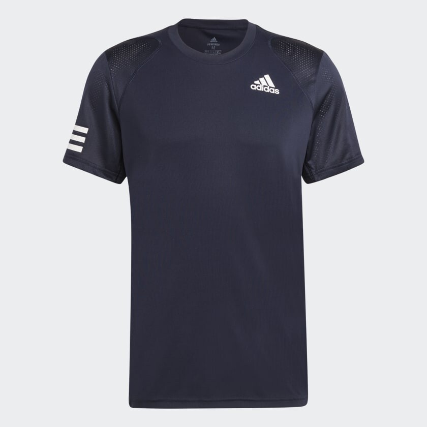 

Футболка adidas Club Tennis 3-Stripes, темно-синий/белый