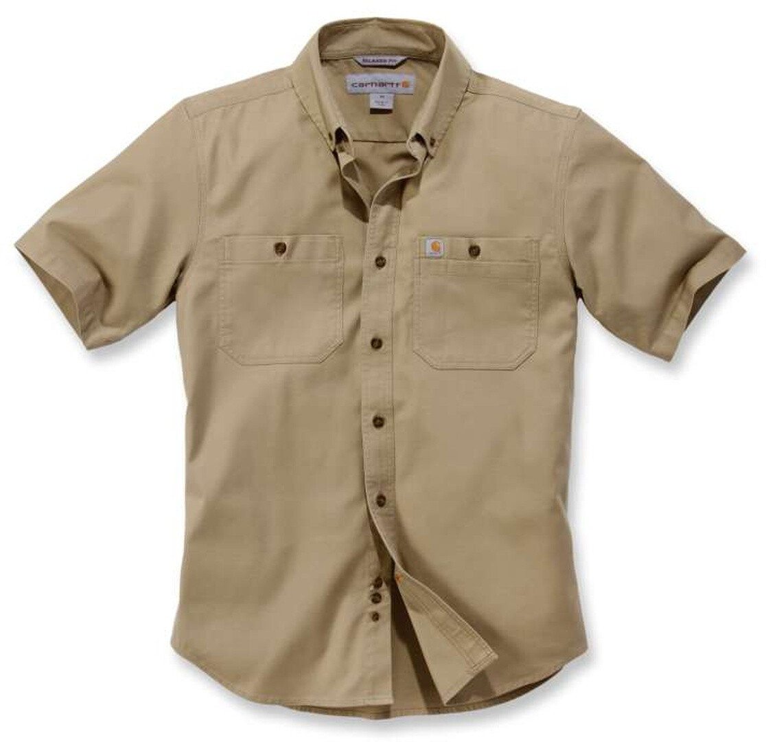 

Рубашка с коротким рукавом Carhartt Rugged Flex Rigby Work, темно-бежевый