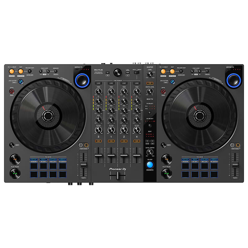 

Pioneer DJ DDJ-FLX6-GT 4-канальный DJ-контроллер для Serato и RekordBox, графит