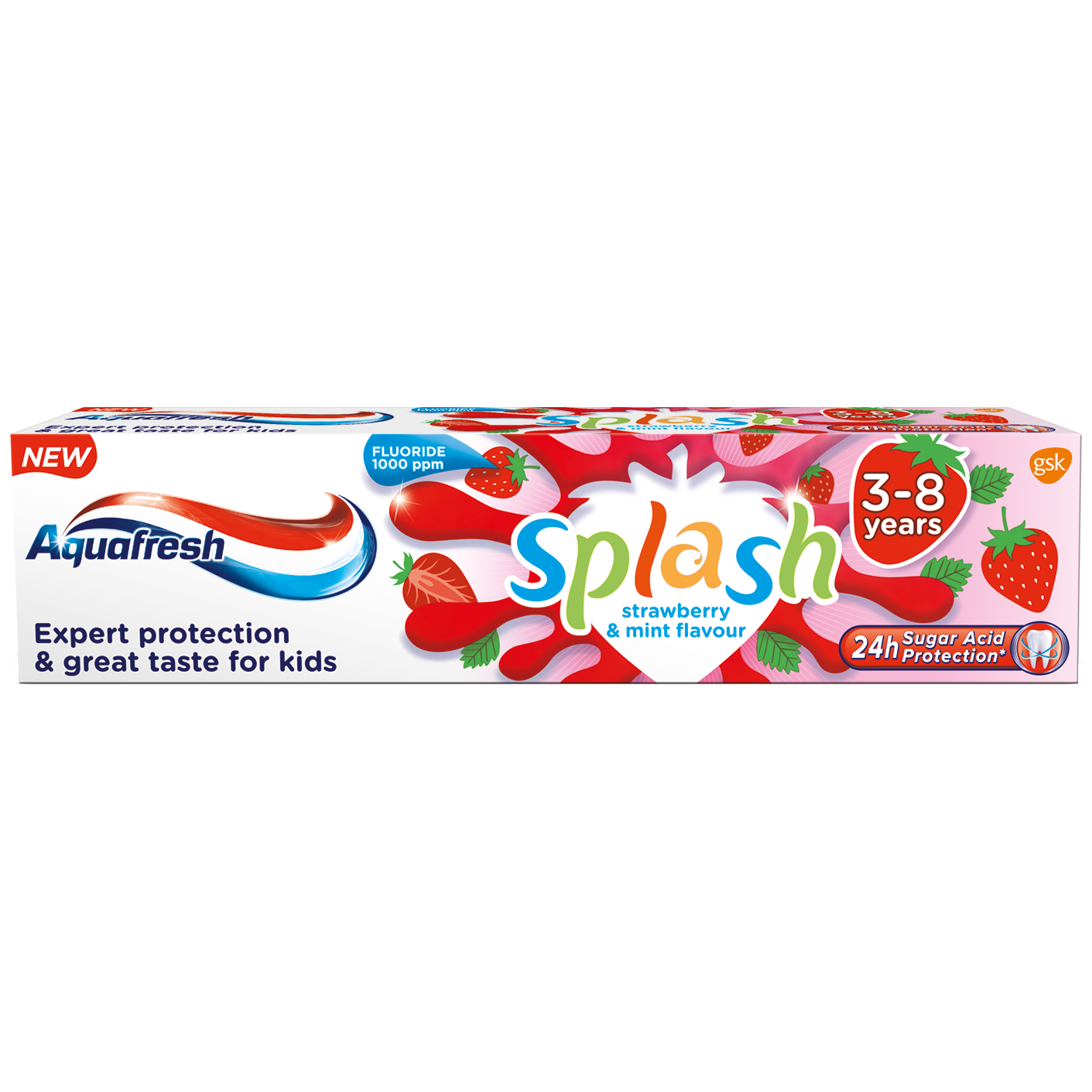 Aquafresh Splash зубная паста для детей 3-8 лет, 50 мл