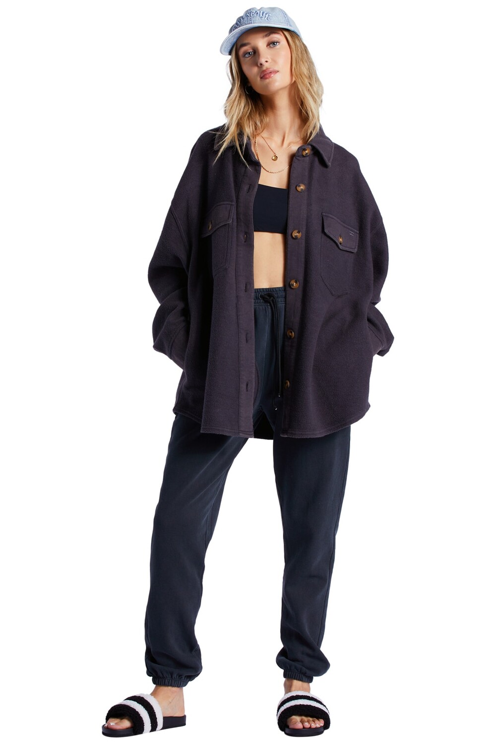 

Толстовка - Черный - Oversize Billabong, черный