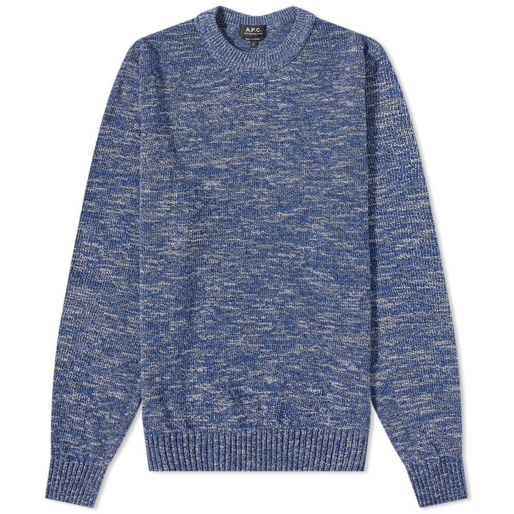 

Джемпер A.P.C. Jerome Recycled Crew Knit, Синий